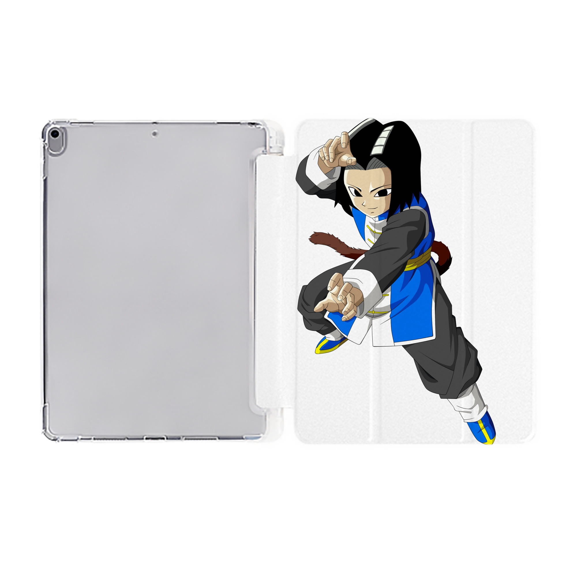 （画像用） ドラゴンボール DRAGON BALL IPad ケース ペン収納付き 三つ折りスタンド PUレザー×シリコン 対応機種9.5/10.5/10.9インチ